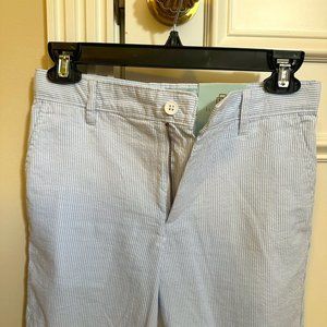 Classic Club: Boys Seersucker shorts; size 12